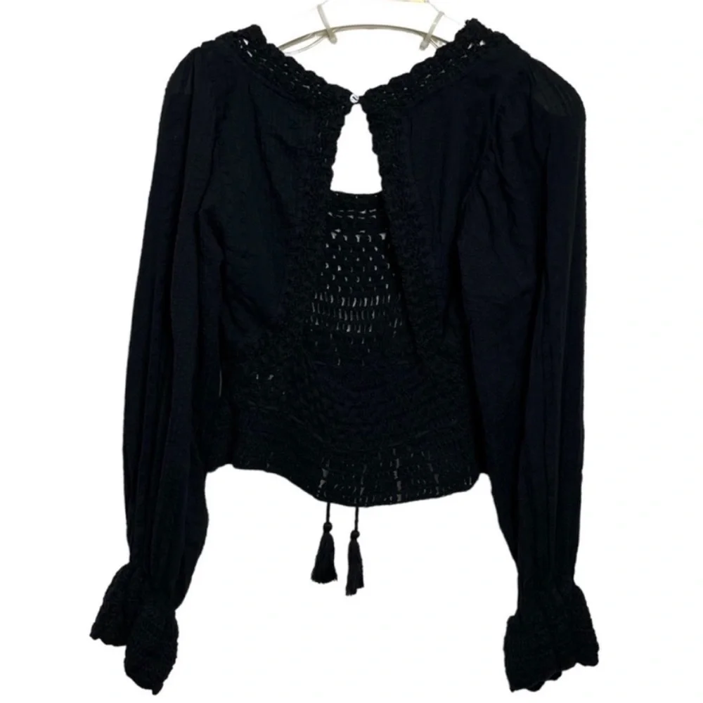FREE PEOPLE Megan Crochet Top